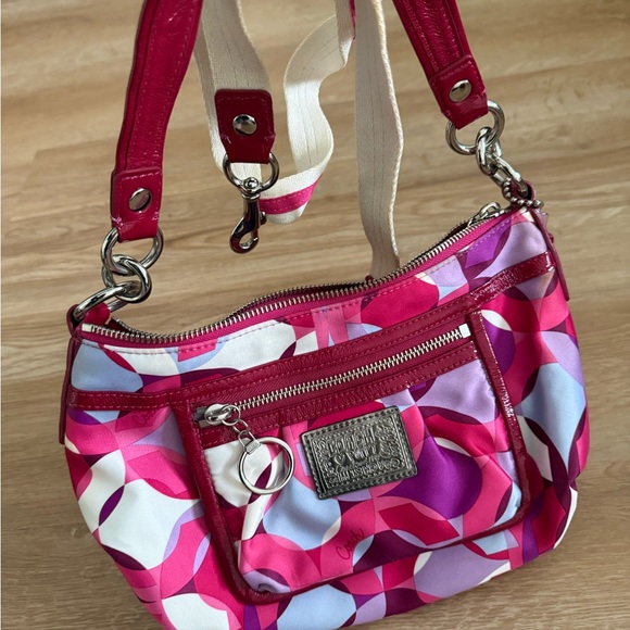 Coach Vintage Pink Poppy Crossbody Bag - Picture 9 of 9